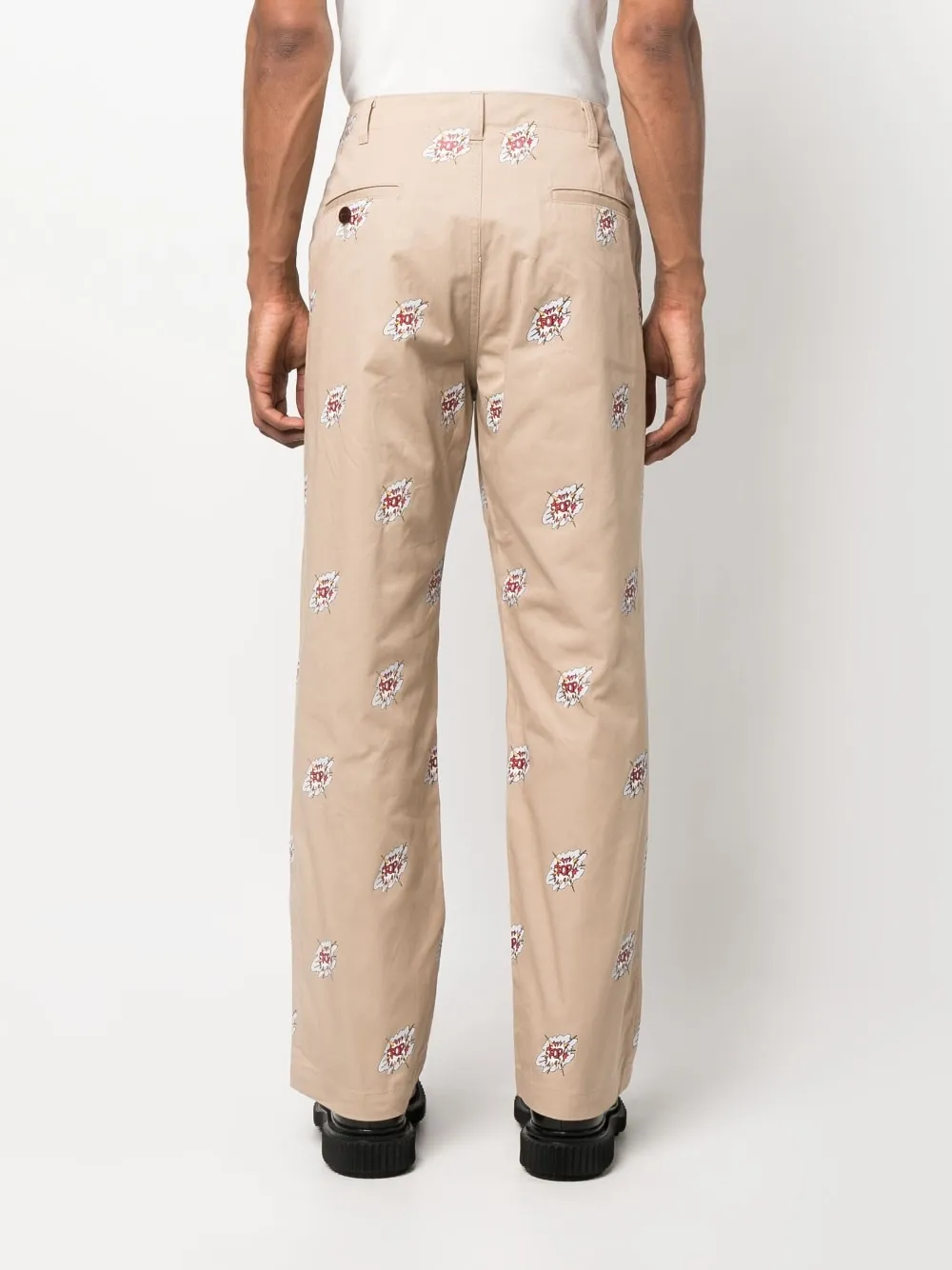 Graphic Print Trousers