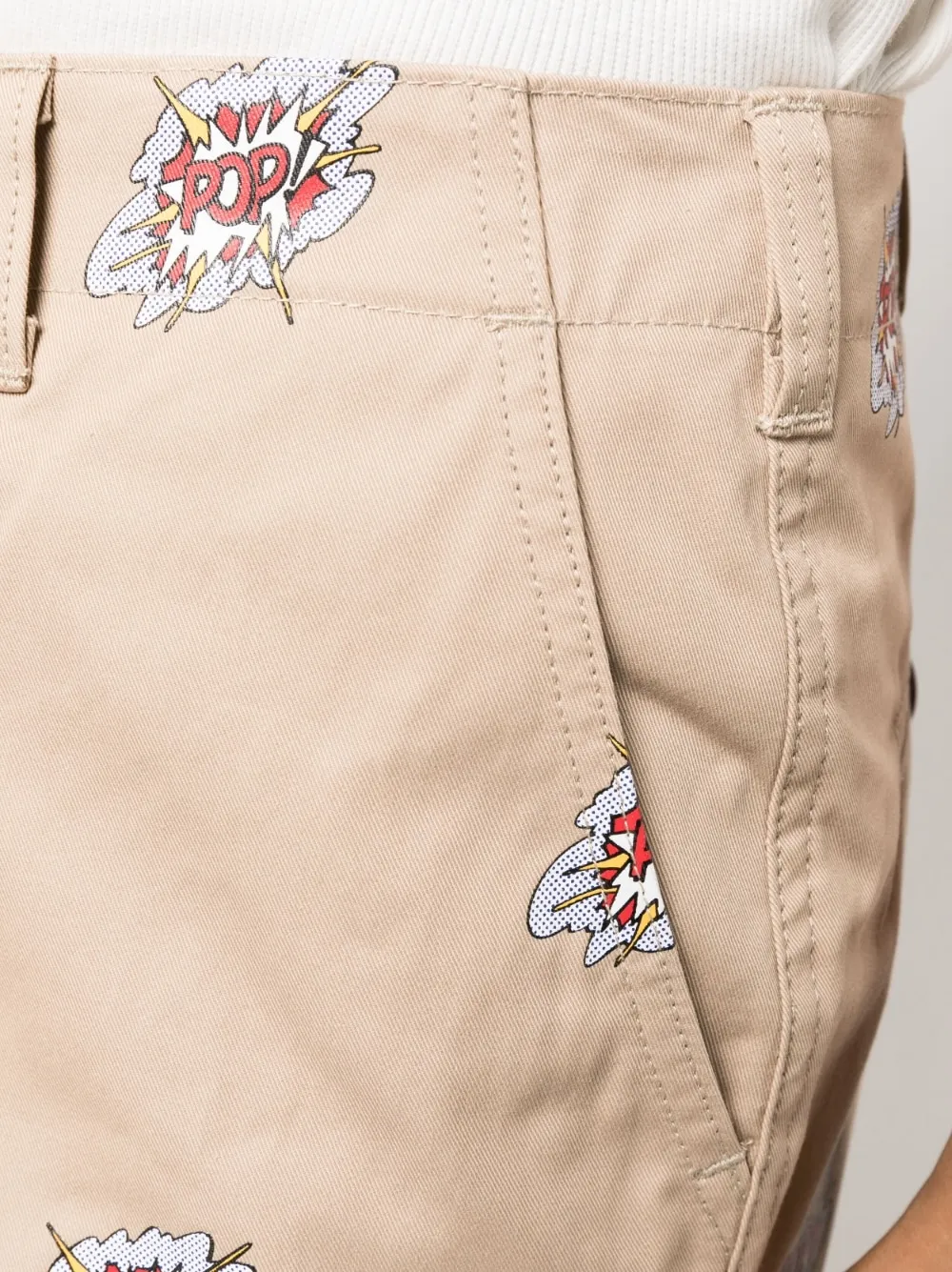 Graphic Print Trousers