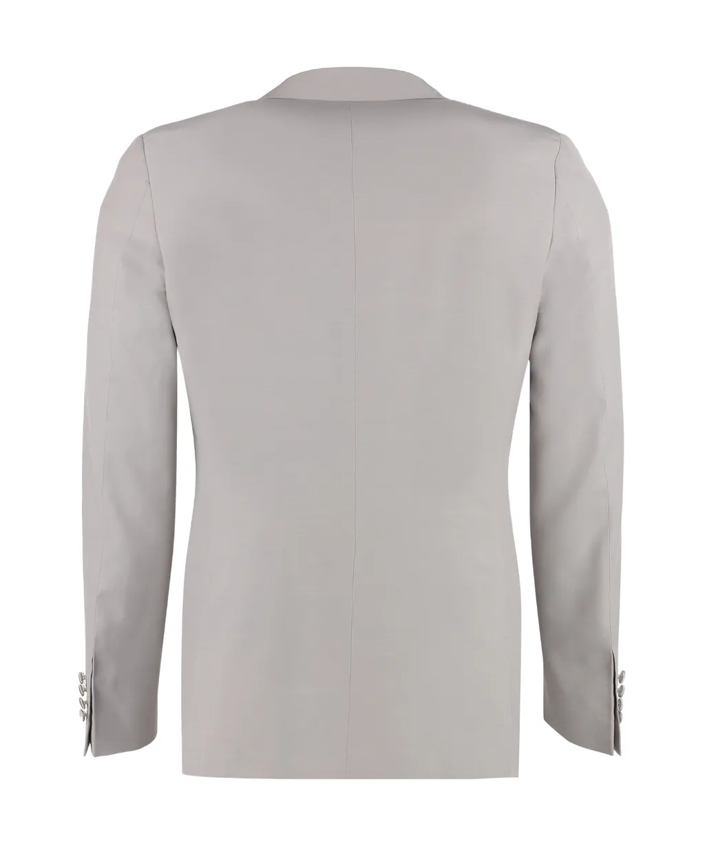 Canali Satin Lapel Two-Piece Suit