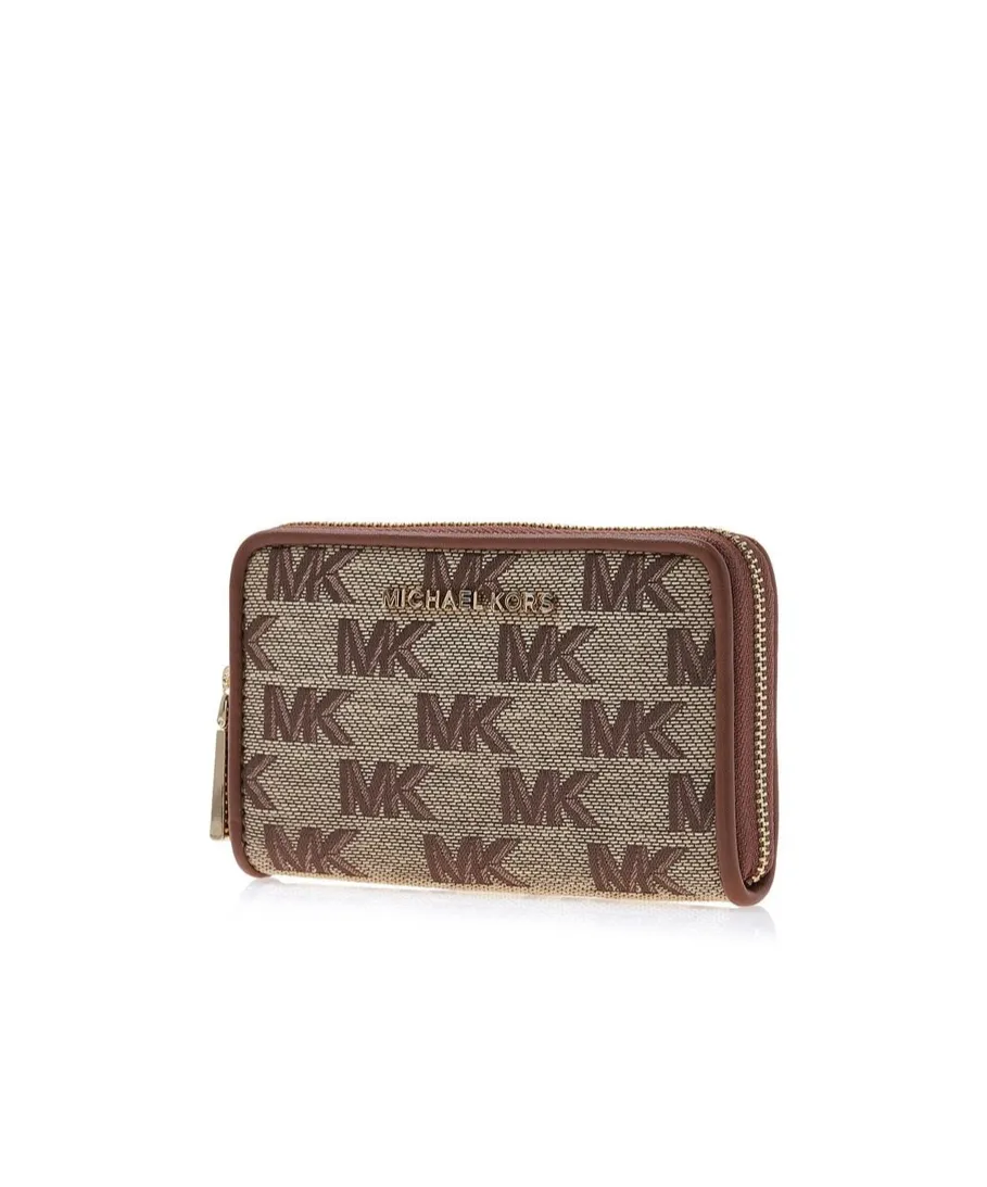Logo-Plaque Zip-Fastening Wallet