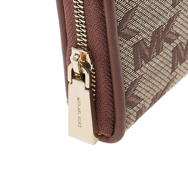 Logo-Plaque Zip-Fastening Wallet
