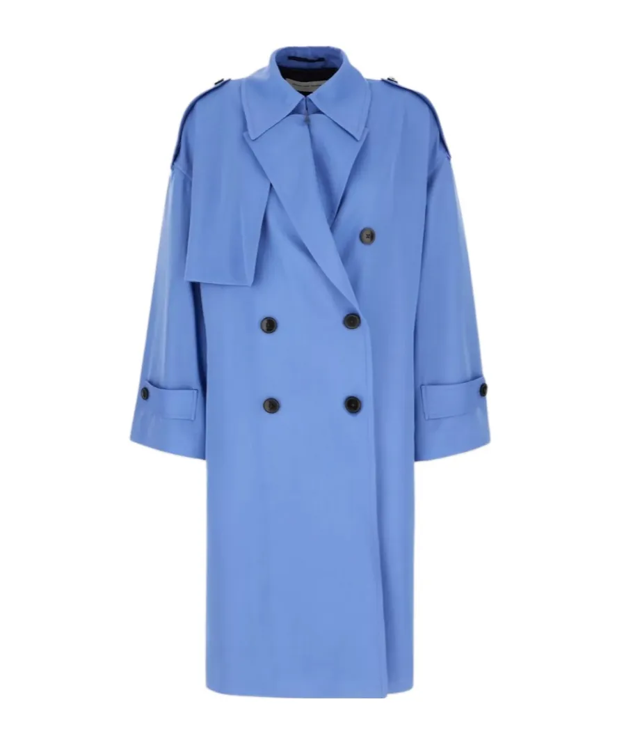 Lapel Long-Sleeved Trench Coat