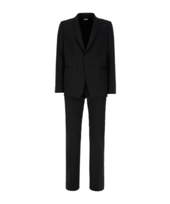 Long-Sleeved Suit Jacket And Trousers Set