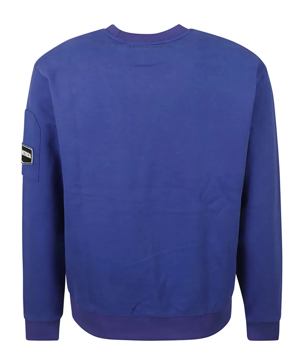 Duvetica Logo-Patch Crewneck Sweatshirt