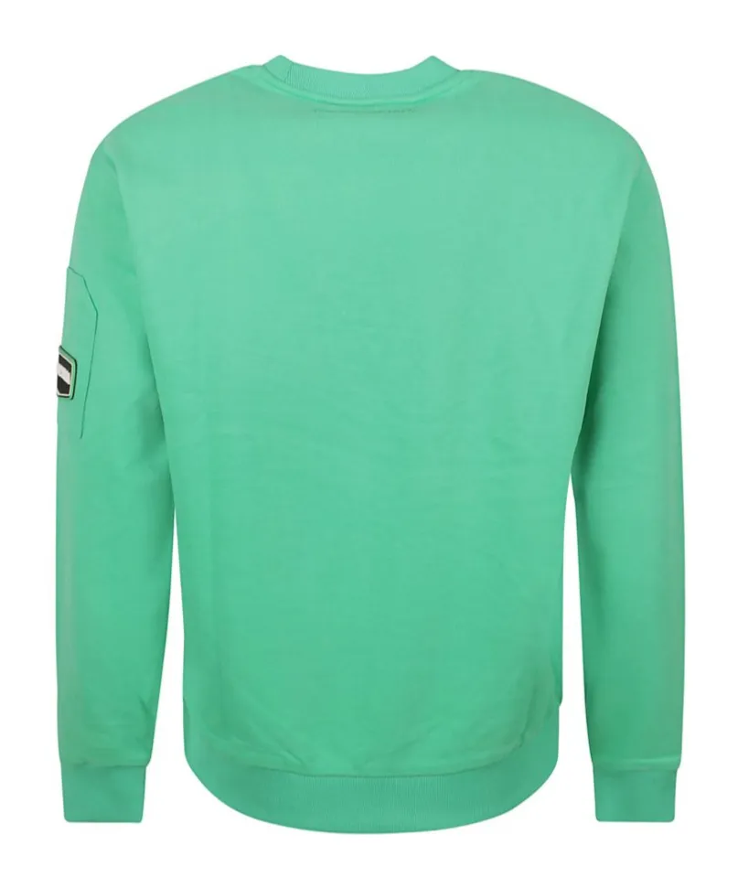 Logo-Patch Cotton Sweatshirt