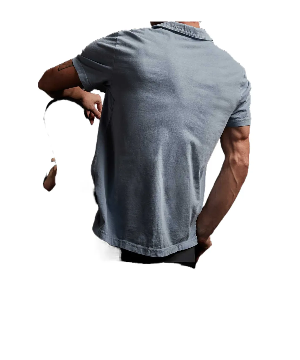 Sueded Jersey Polo