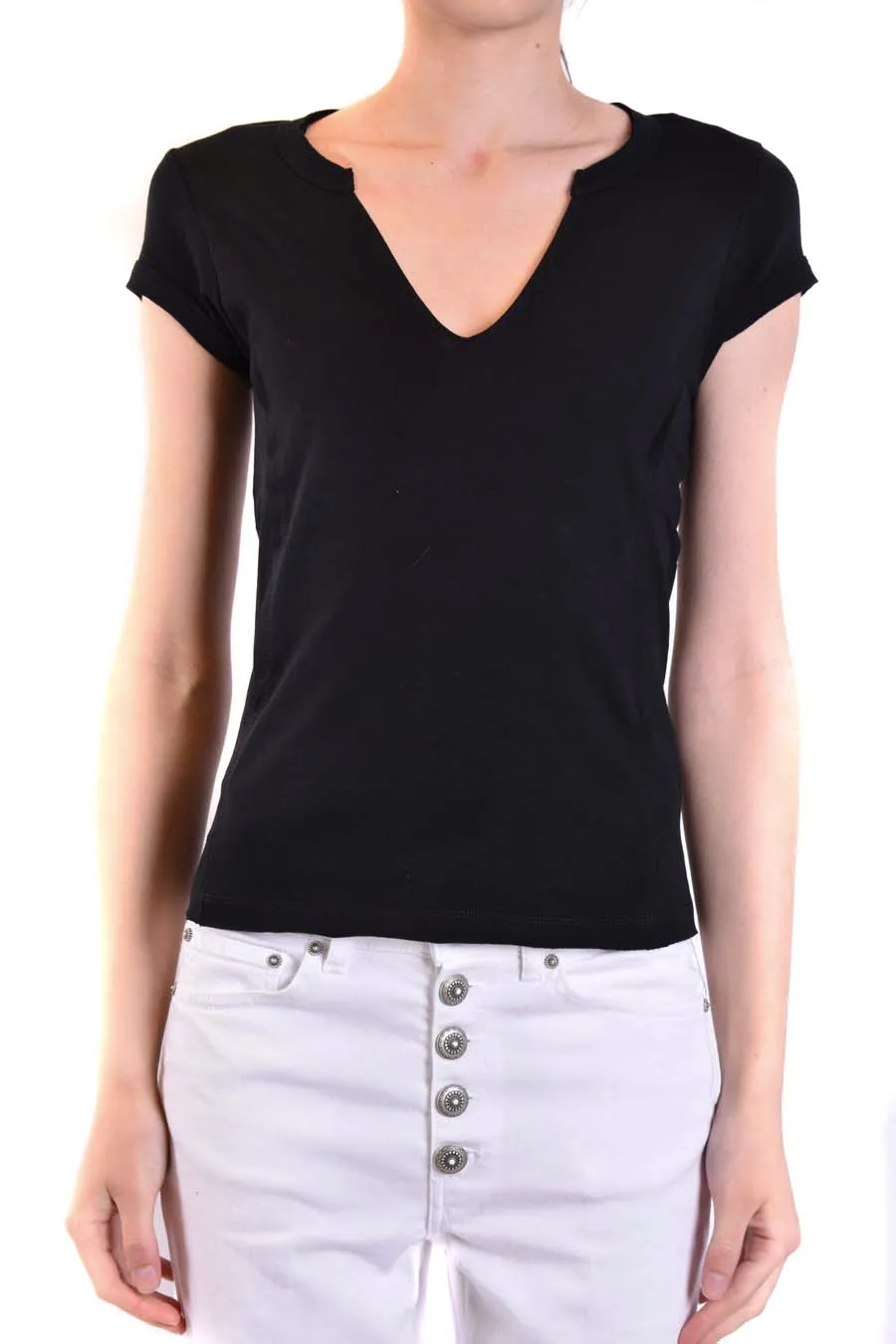 V-Neck Cotton T-Shirt