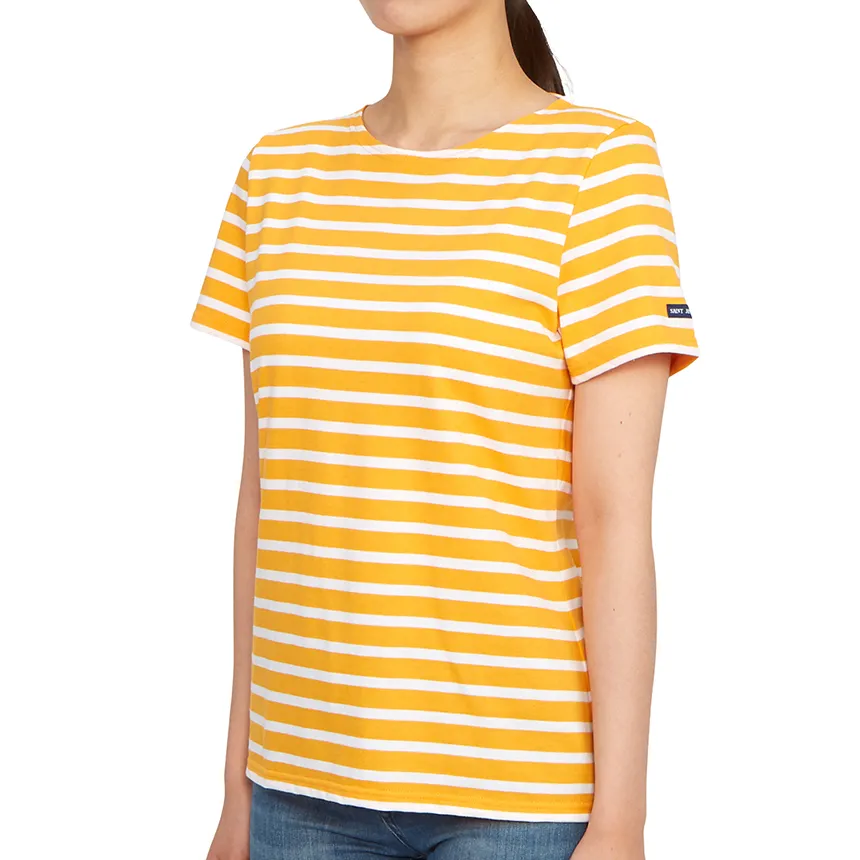 Round-Neck Striped T-Shirt