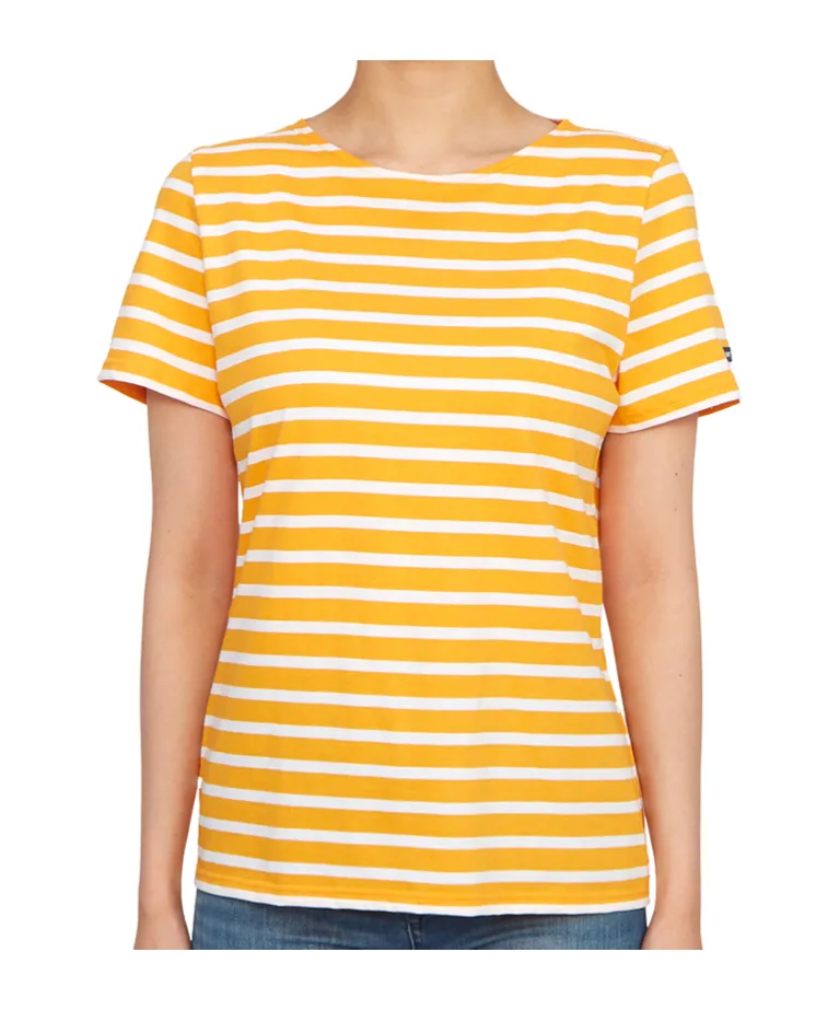 Round-Neck Striped T-Shirt