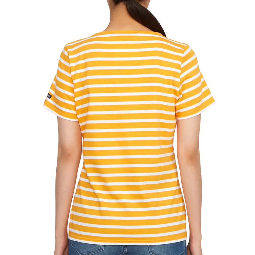 Round-Neck Striped T-Shirt