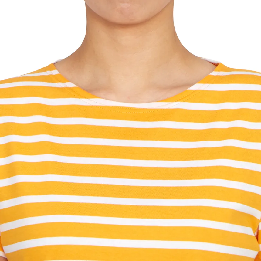 Round-Neck Striped T-Shirt
