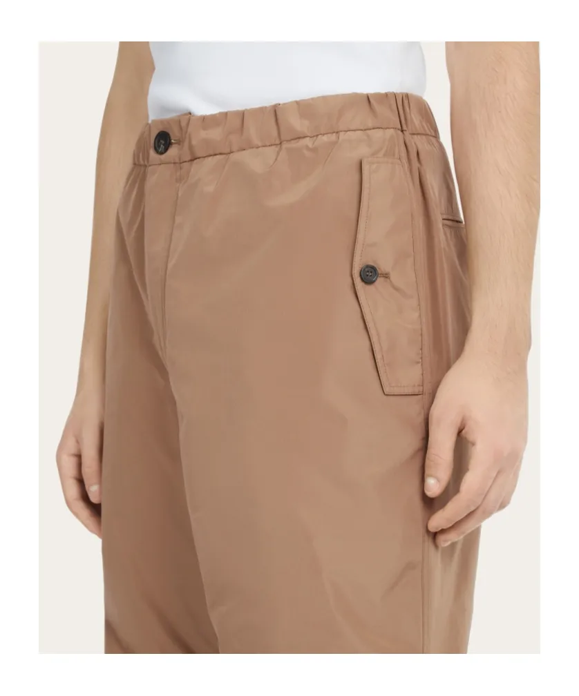 Elastic Waist Casual Pants