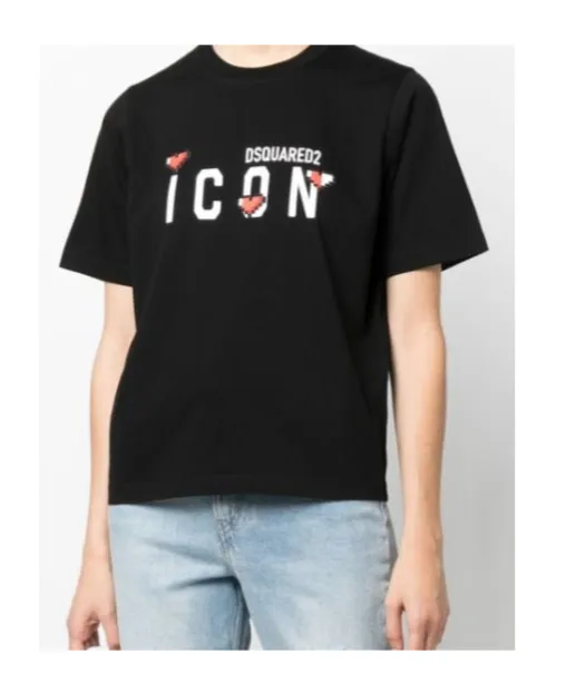 Dsquared2 Logo Printed Crewneck T-Shirt