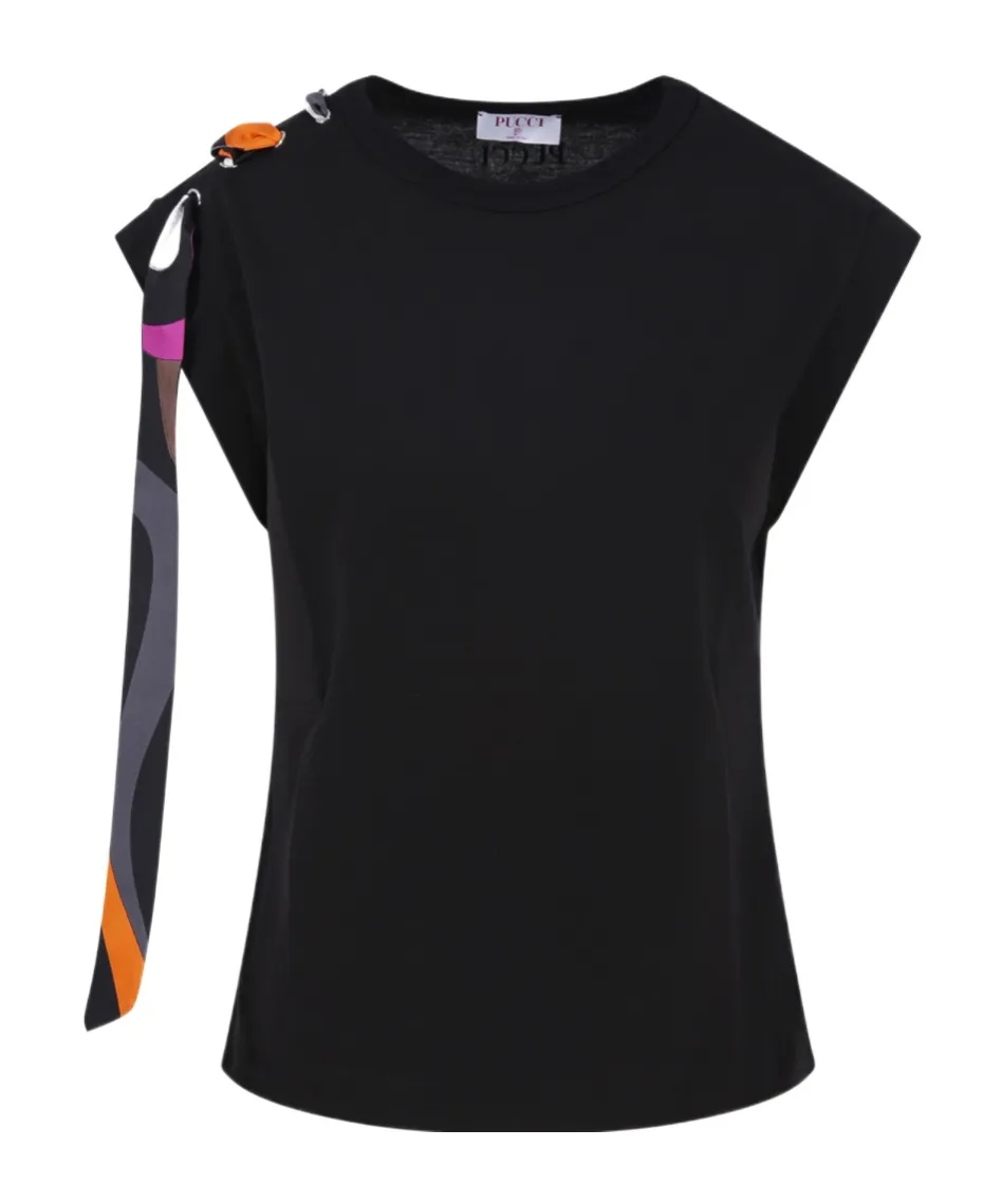 Iride-Print Cotton Top