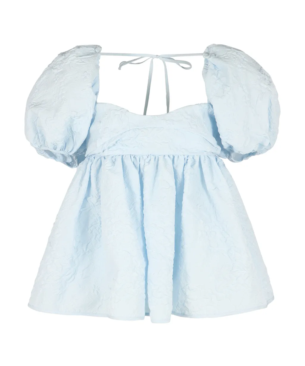 Cecilie Bahnsen Gathered Puff Sleeve Blouse