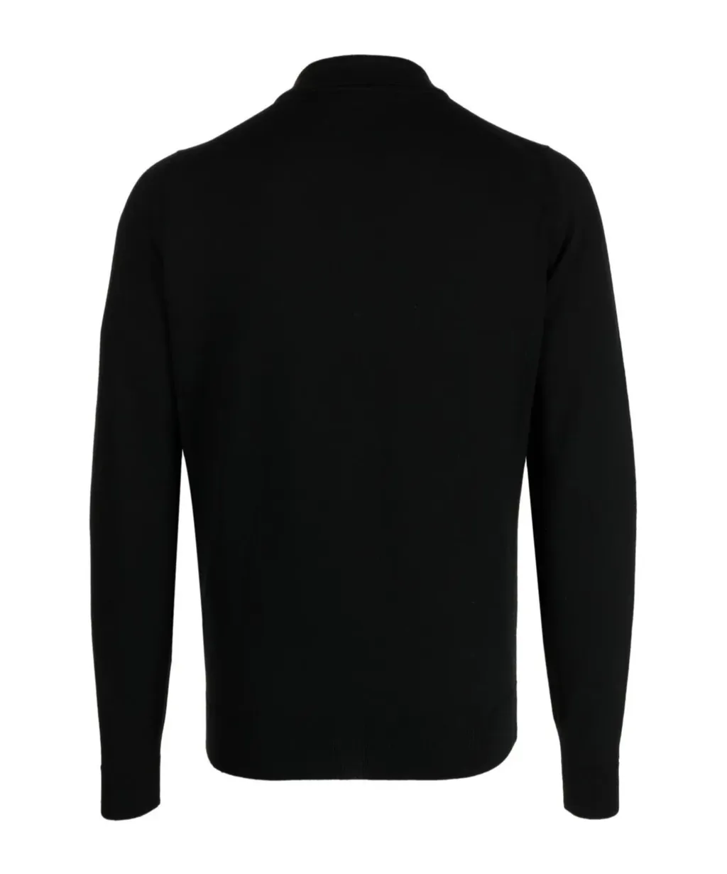 Long-Sleeved Zipper Cardigan