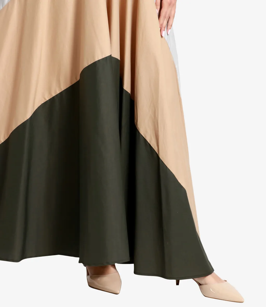 Pleated Detail Dress
