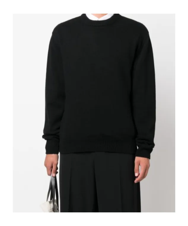 Crew-Neck Knitted Jumper