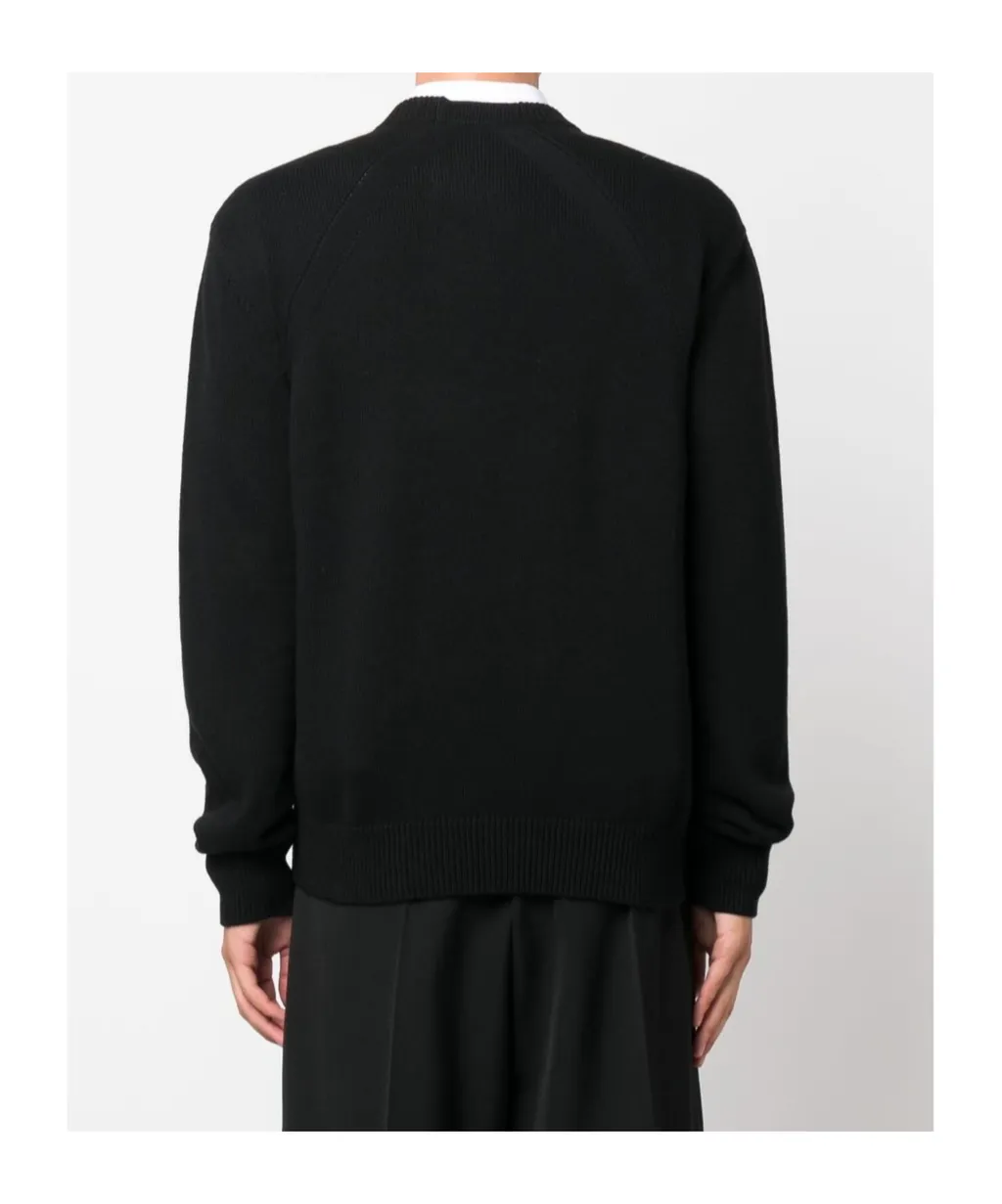 Crew-Neck Knitted Jumper