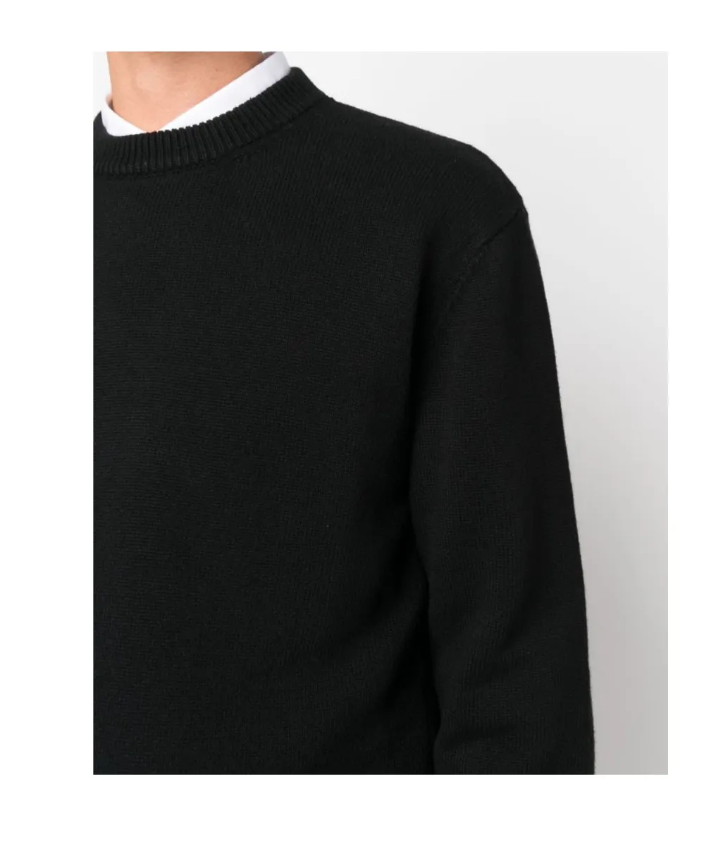 Crew-Neck Knitted Jumper
