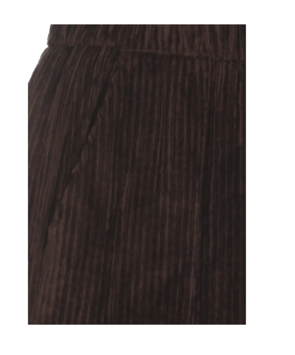Corduroy Wide-Leg Trousers
