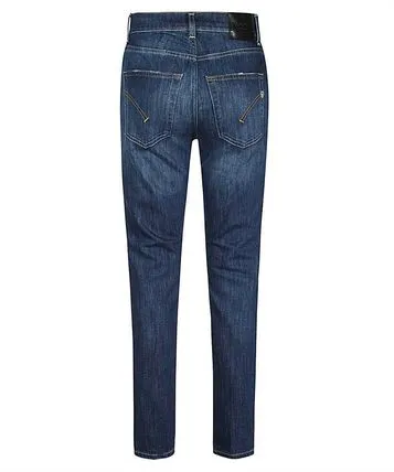 Mid-Rise Stonewashed Skinny Jeans