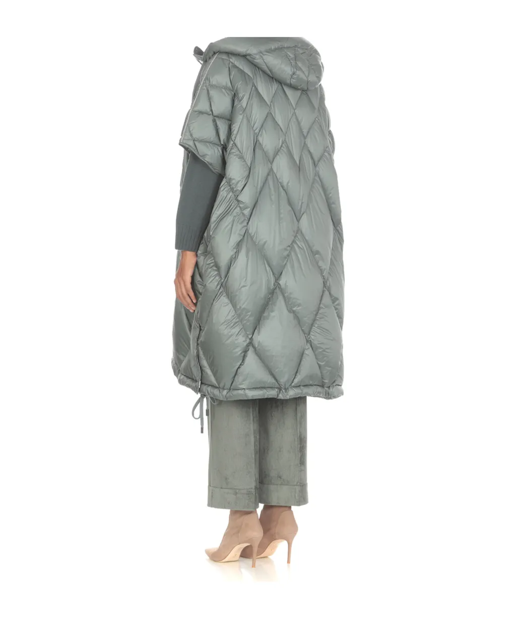 Short-Sleeved Quilted Coat