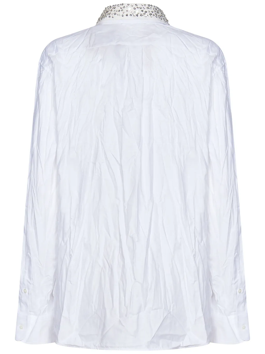 Crystal-Embellished Cotton Shirt