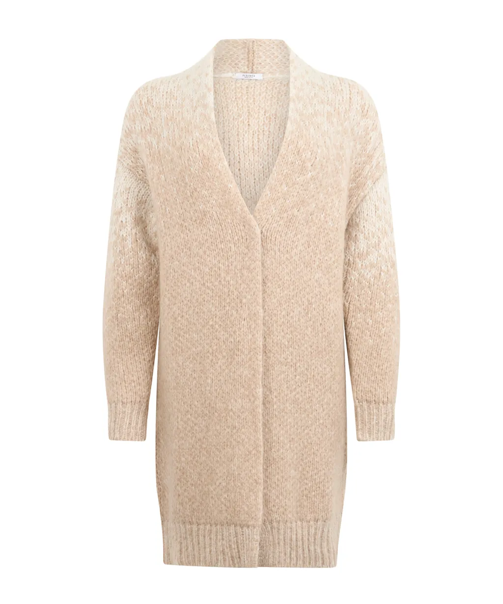 Long-Sleeve Knitted Cardigan