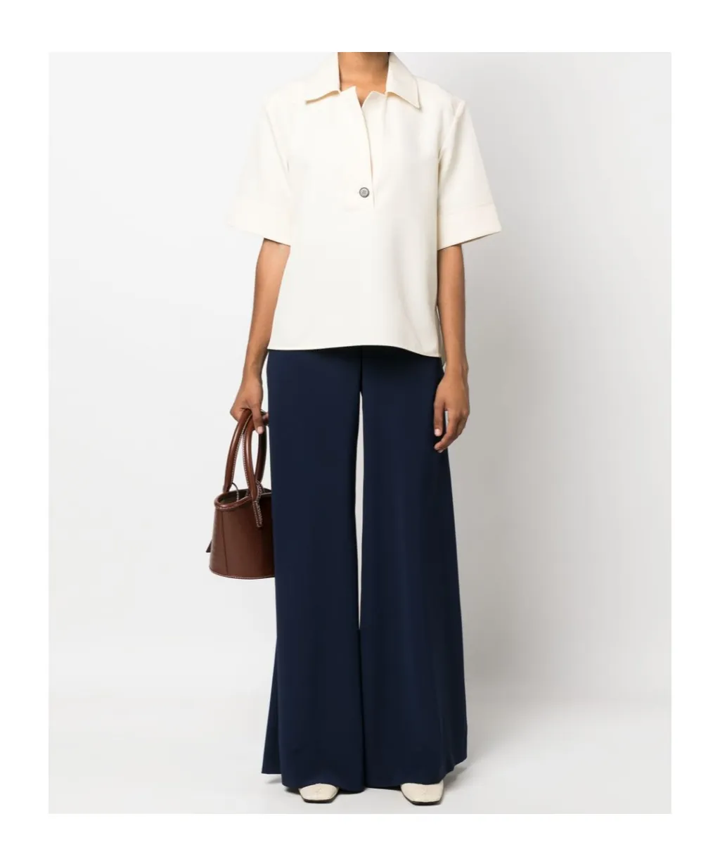 Wide-Leg Casual Pants