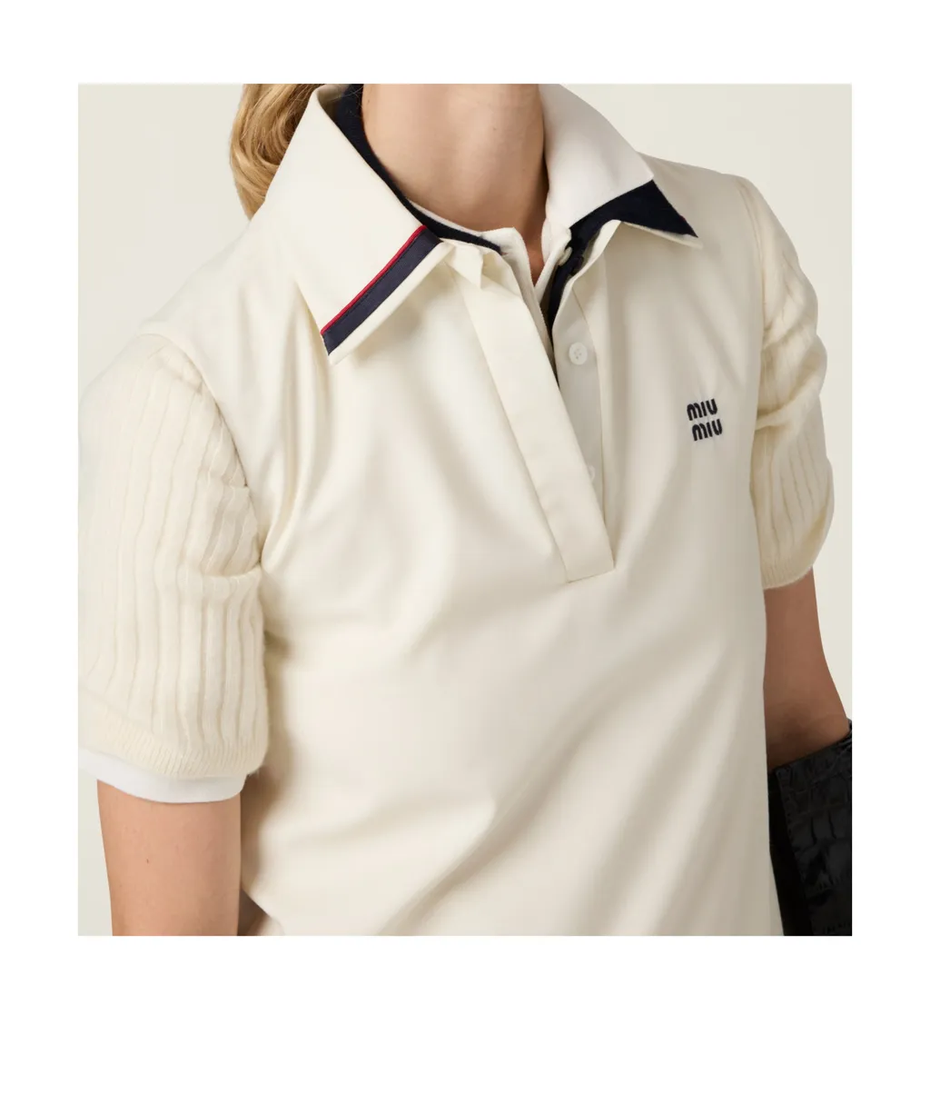 Miu Miu Sleeveless Shirt Dress