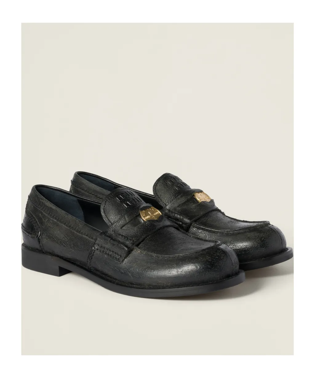Miu Miu Slip-On Penny Loafers