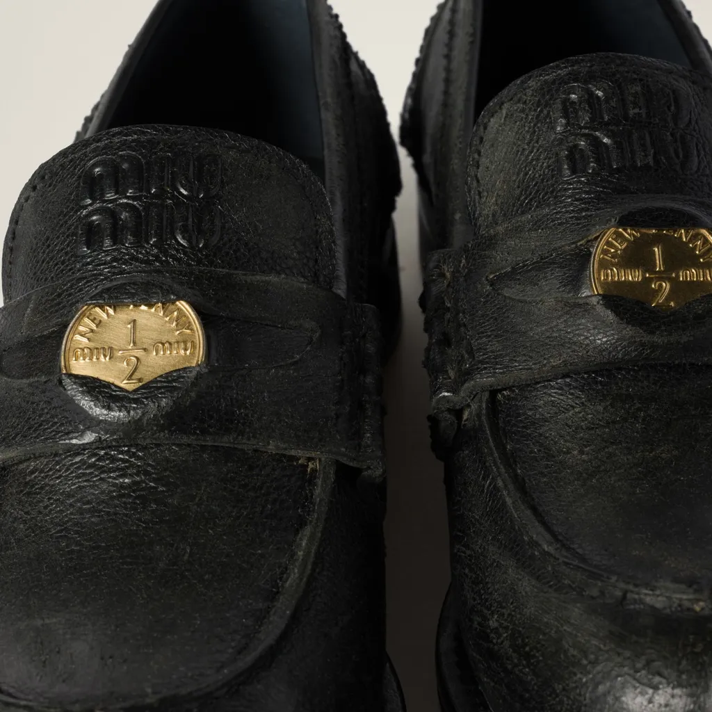 Miu Miu Slip-On Penny Loafers