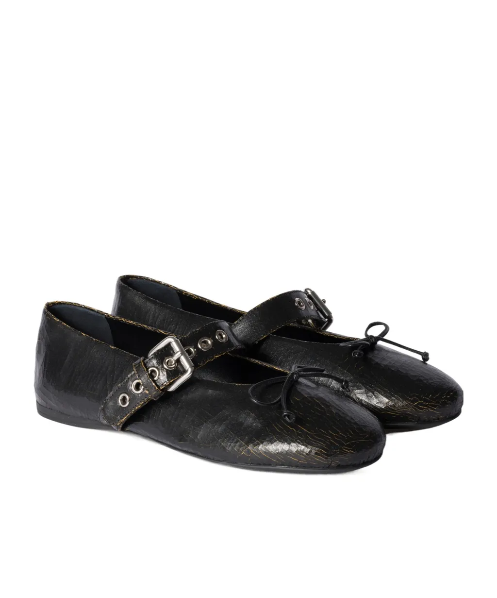 Miu Miu Buckle Fastened Ballerinas