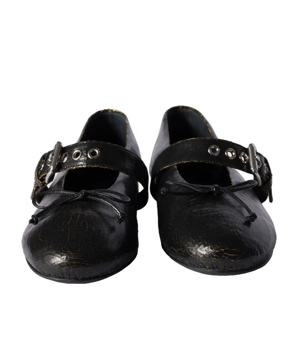 Miu Miu Buckle Fastened Ballerinas