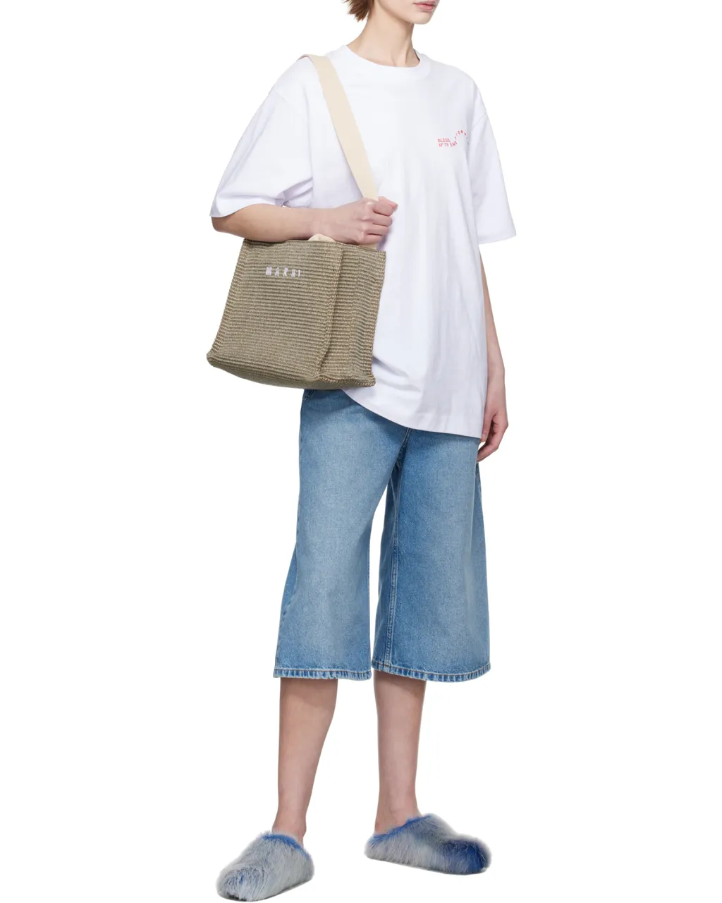 Marni Long Hair Fussbett Sabots