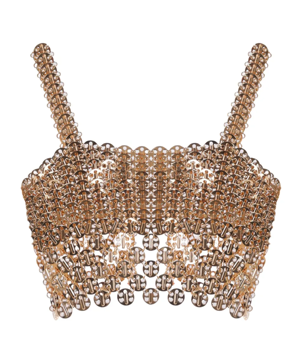 Chain-Link Crop Top
