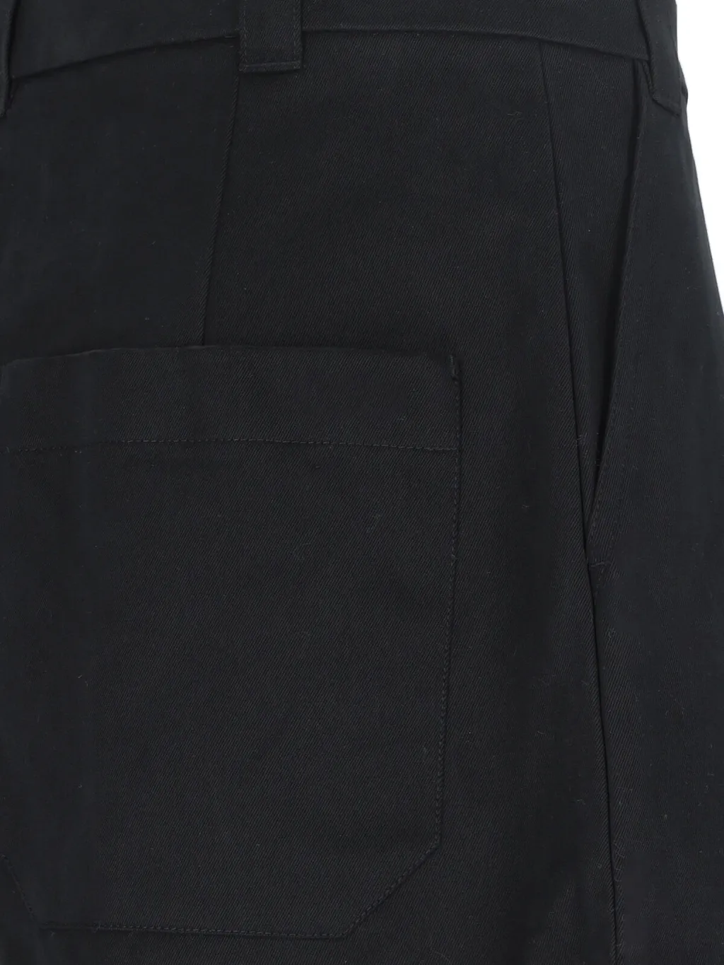 Studio Nicholson Sorte High-Waisted Wide Leg Trousers