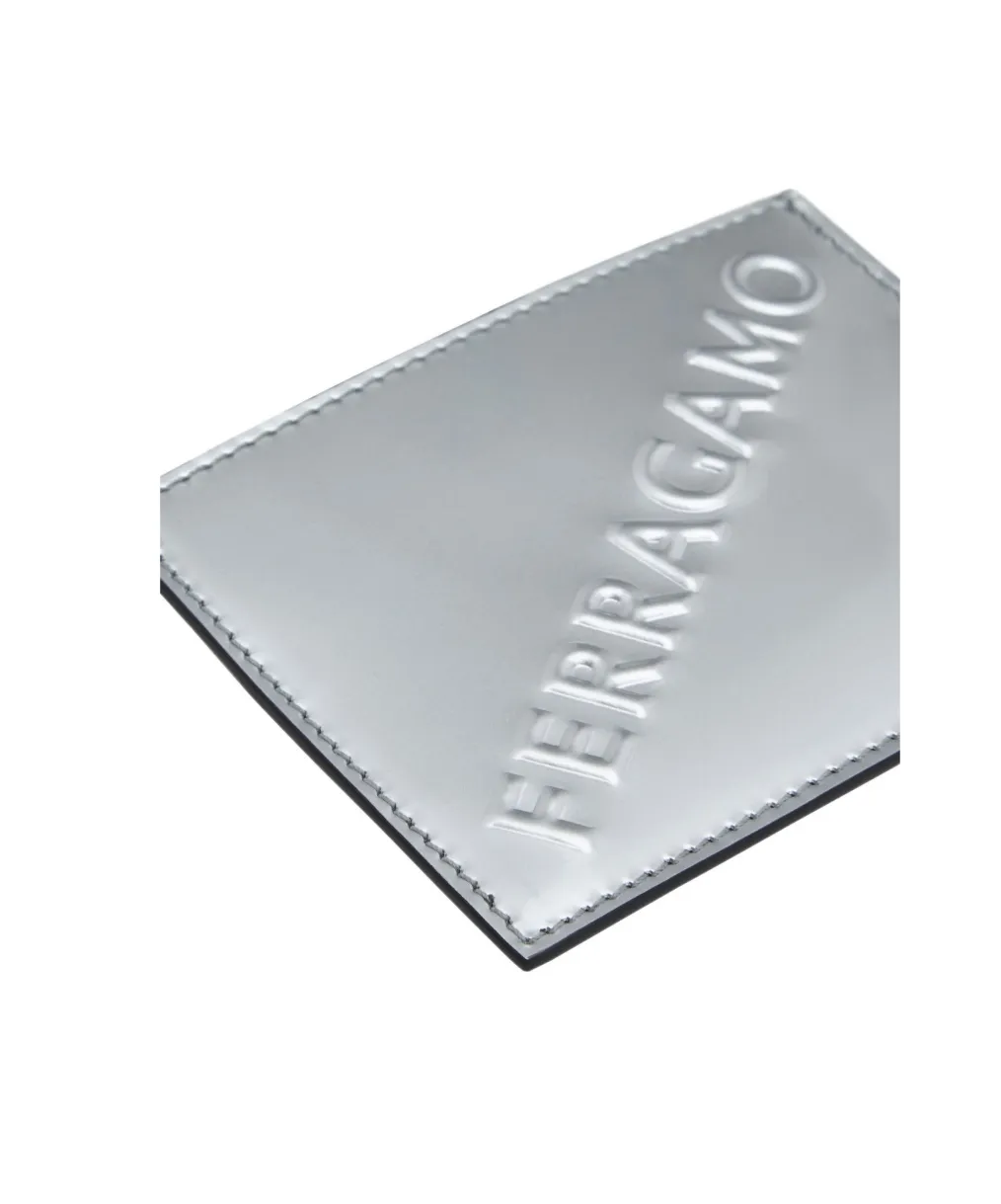 Ferragamo Logo Embossed Cardholder