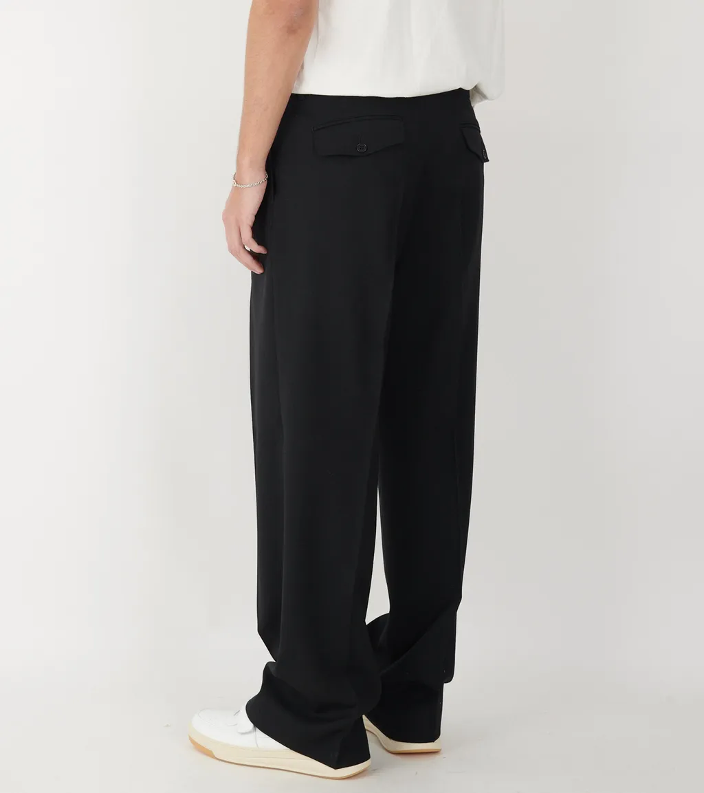 Wide Pleated Trousers