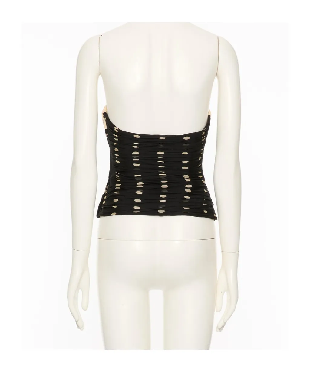 Valentino Bow Detailed Strapless Top