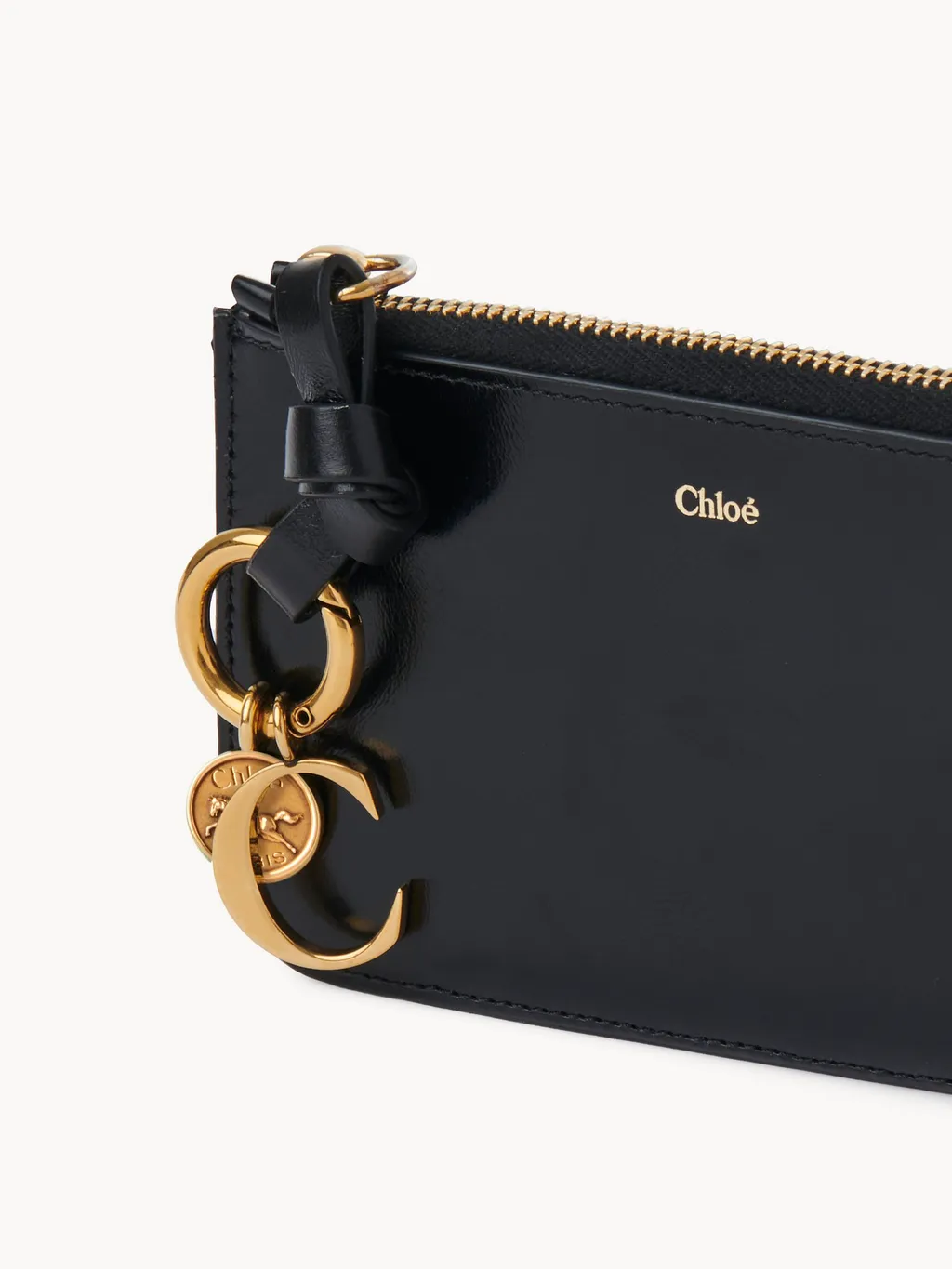 Alphabet Purse In Shiny Leather