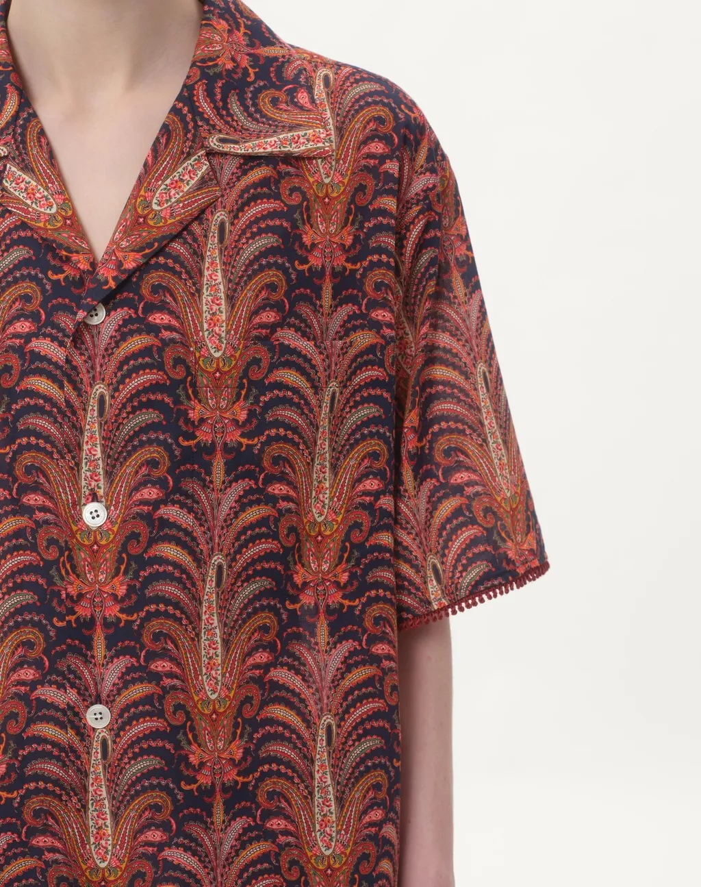 Valentino All-Over Patterned Button-Up Shirt