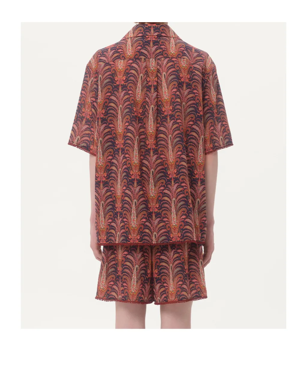 Valentino All-Over Patterned Button-Up Shirt