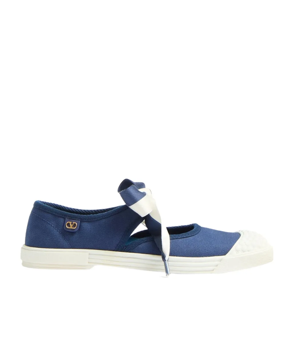 Valentino Bay By Bay Round Toe Ballerina Sneakers