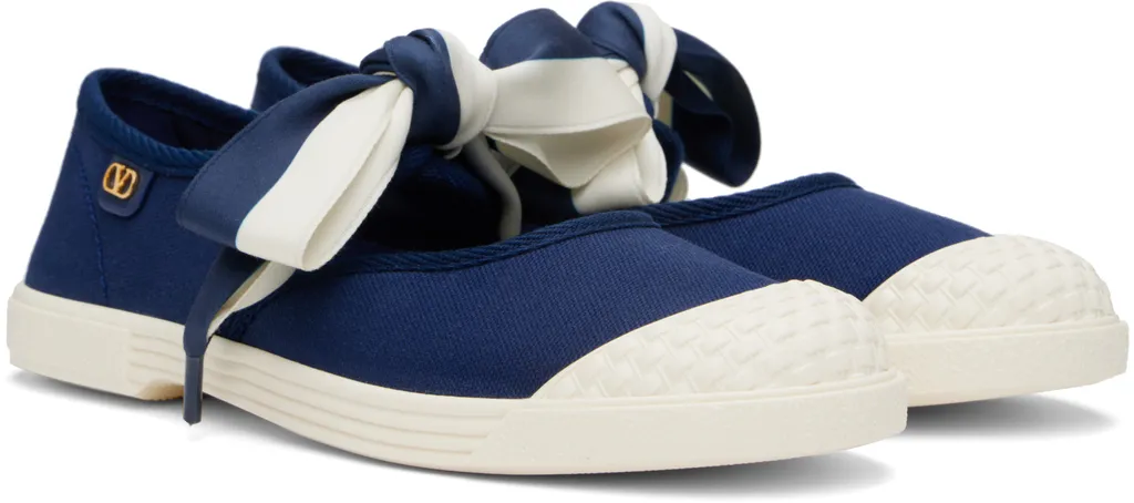 Valentino Bay By Bay Round Toe Ballerina Sneakers