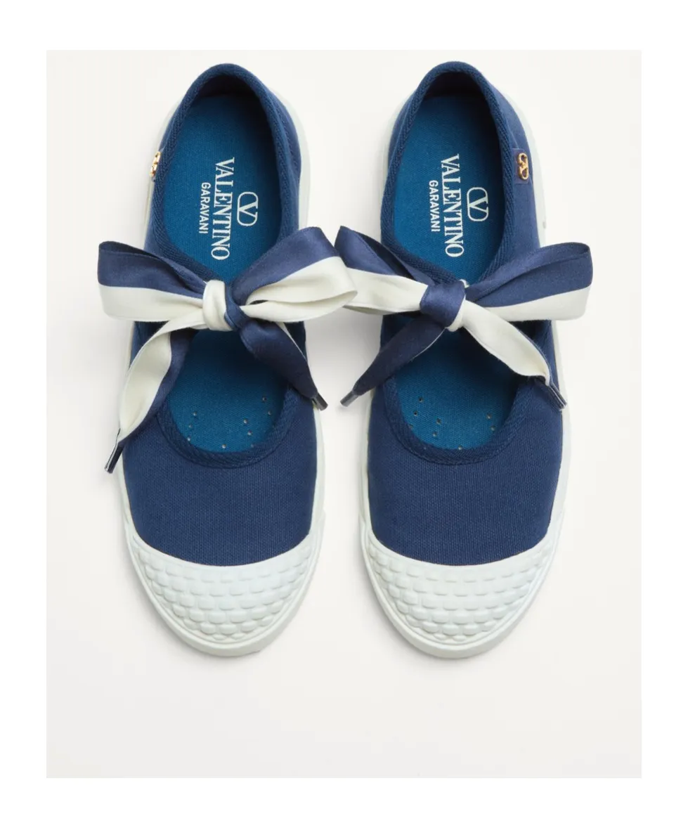 Valentino Bay By Bay Round Toe Ballerina Sneakers
