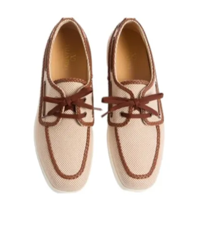 Valentino Palm Avenue Almond Toe Boat Shoes