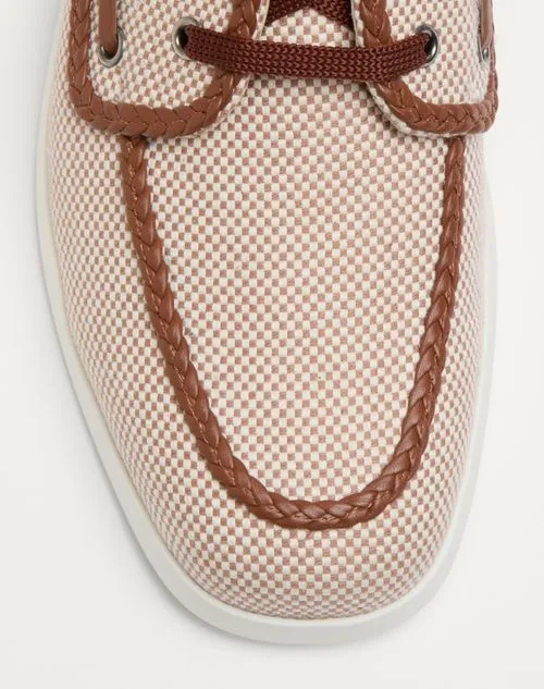 Valentino Palm Avenue Almond Toe Boat Shoes