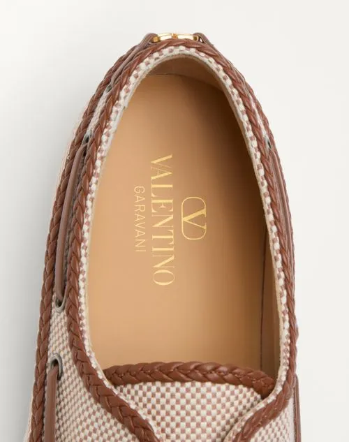 Valentino Palm Avenue Almond Toe Boat Shoes